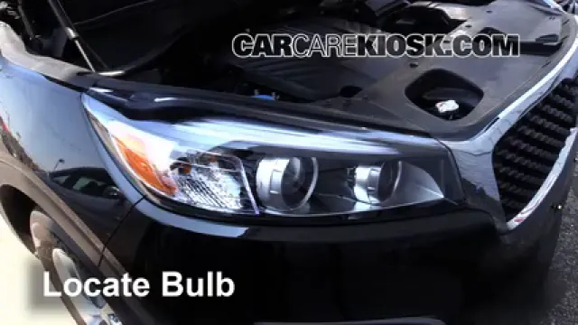 2016 Kia Sorento LX 3.3L V6 Éclairage Feu de jour (remplacer l'ampoule)